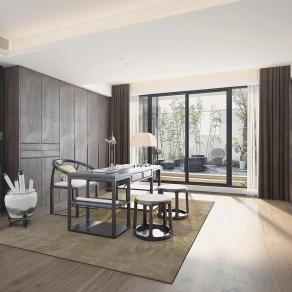 新中式家居书房